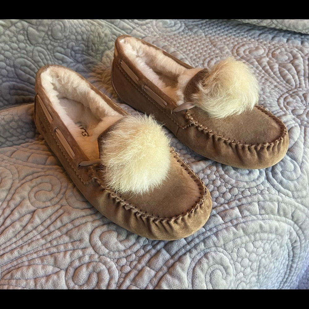 UGG Dakota Pom Pom slippers